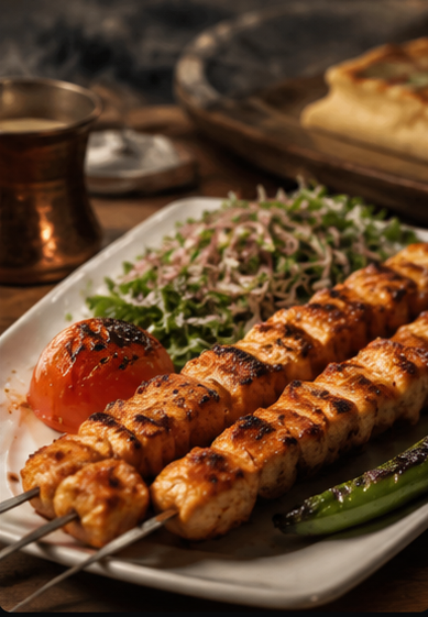Home lezzetli kebap menüsü